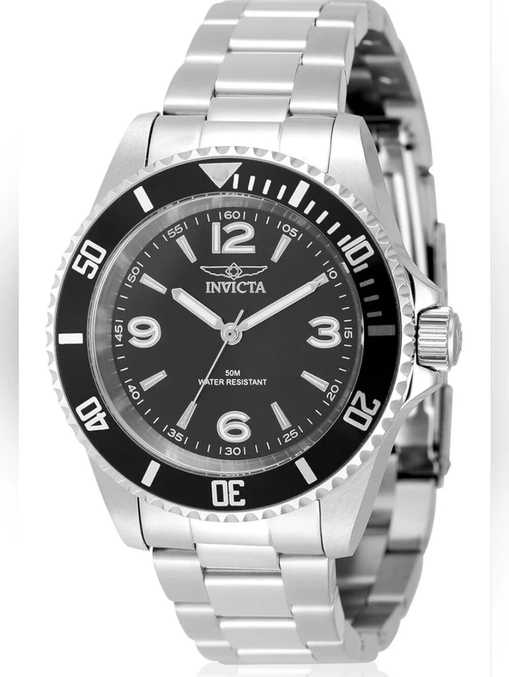 Invicta Specialty Rowan Black Dial / Stainless Steel 40mm Men's Watch NEW
